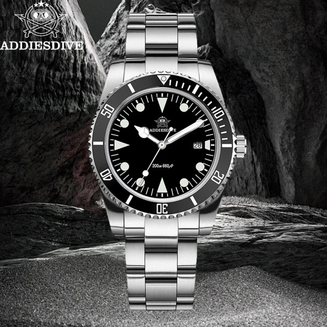 relógio-addiesdive-mergulho-quartzo-deepwave-black