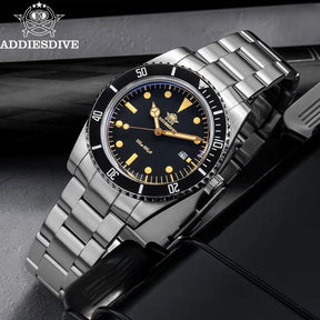 relógio-addiesdive-aço-quartzo-deepwave-gold