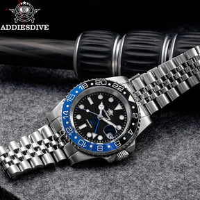 relógio-addiesdive-mergulho-gmt-quartzo-trailblazer-blue