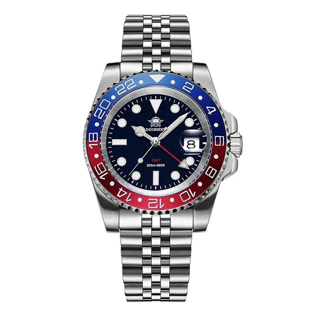 relógio-addiesdive-gmt-quartzo-trailblazer-red